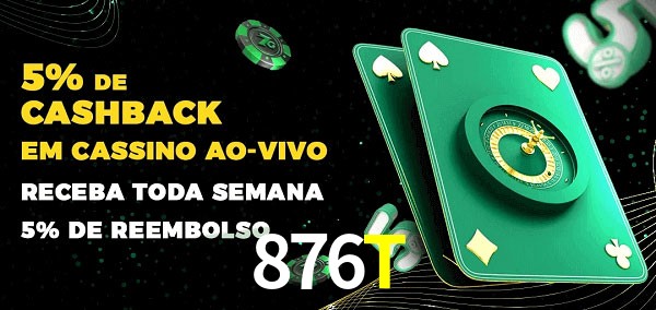 Promoções do cassino ao Vivo 876T